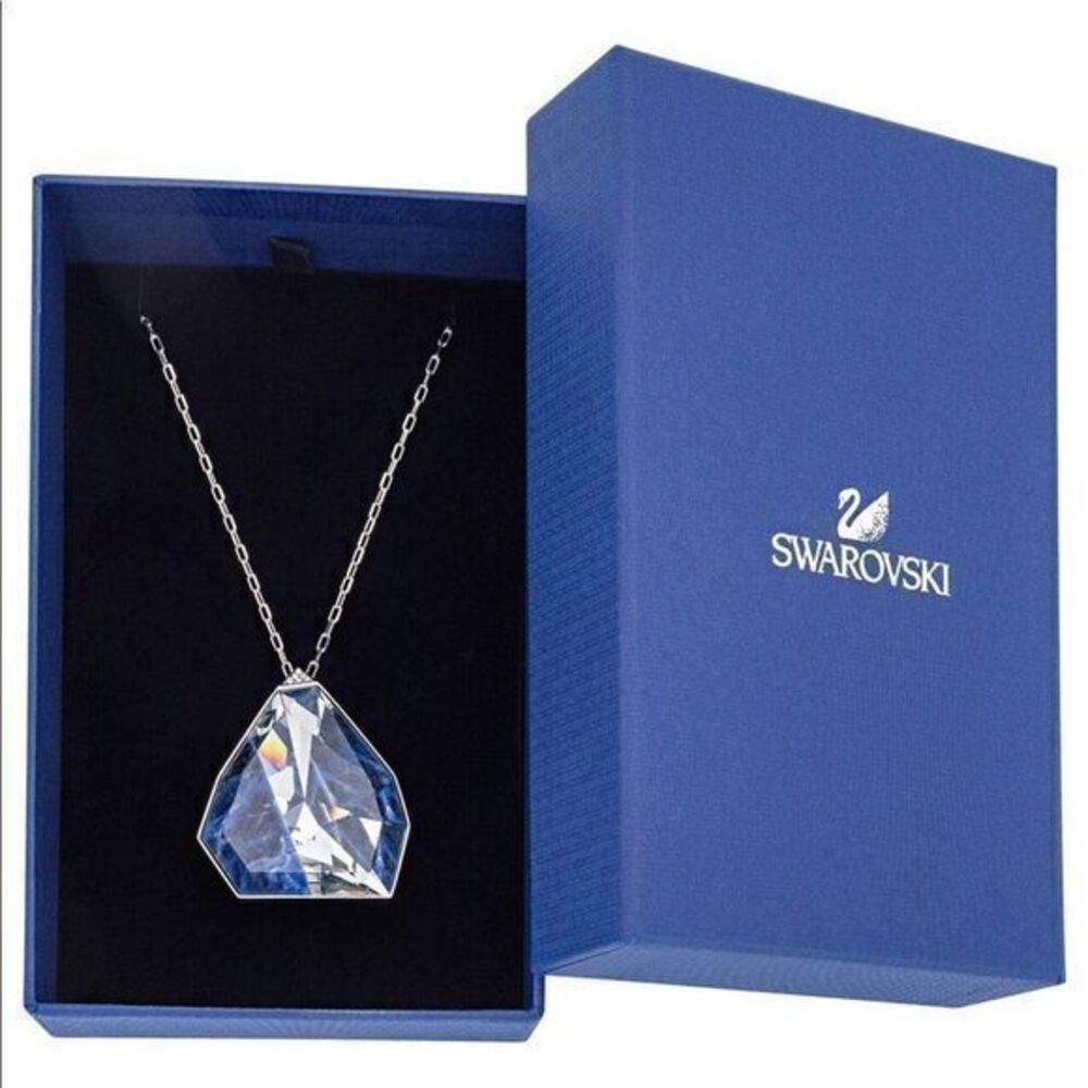 Swarovski Architectural Rhodium Crystal Pendant
